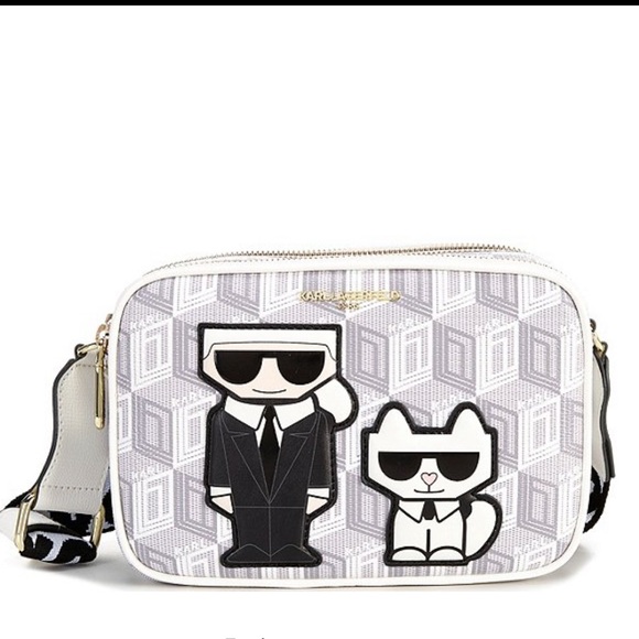 KARL LAGERFELD PARISMaybelle Geometric Pattern Crossbody